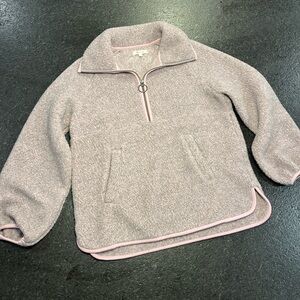 Madewell Quarter-Zip Sherpa